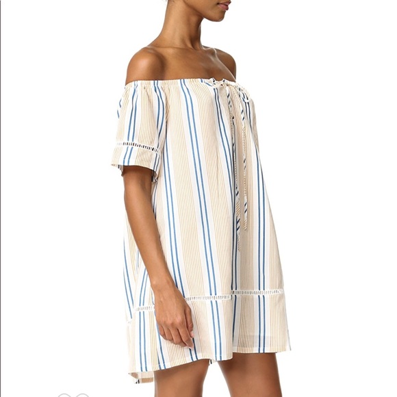 J.O.A Los Angeles Off the Shoulder Dress NWT - Picture 6 of 8